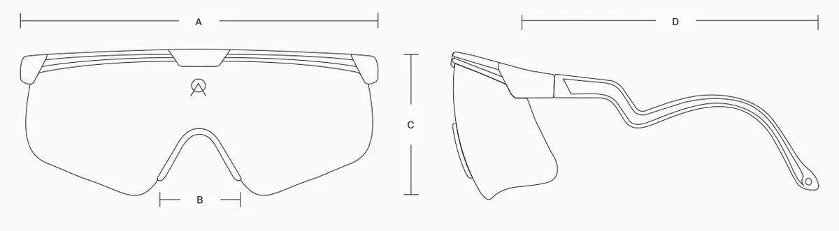 Delta Sunglasses - White VZUM™ ML CIELO