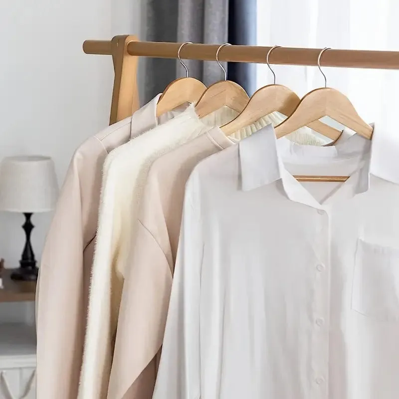 Deluxe Wooden Clothes Hanger 3Pc Natural N471041