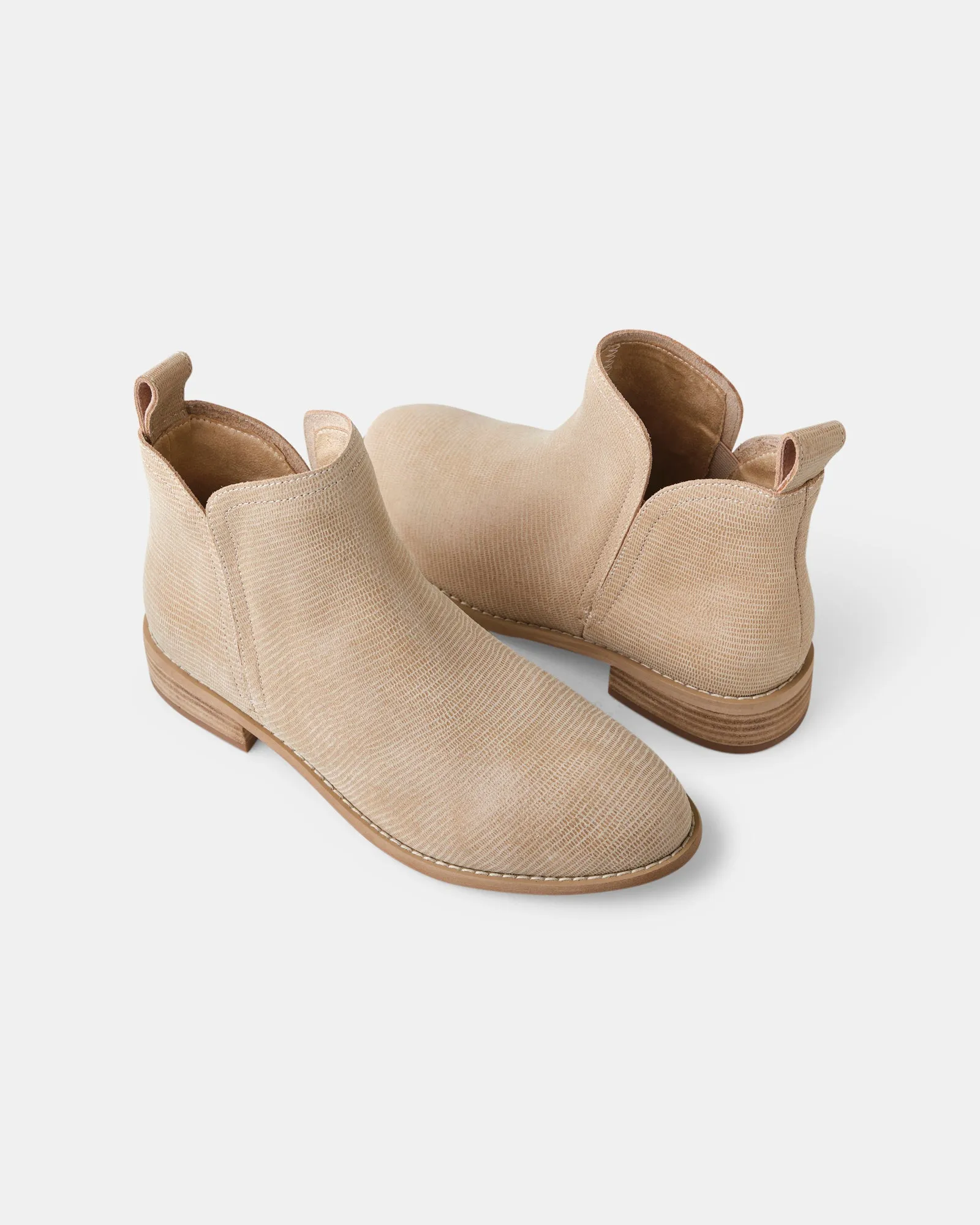 Douglas Leather Boot - Latte