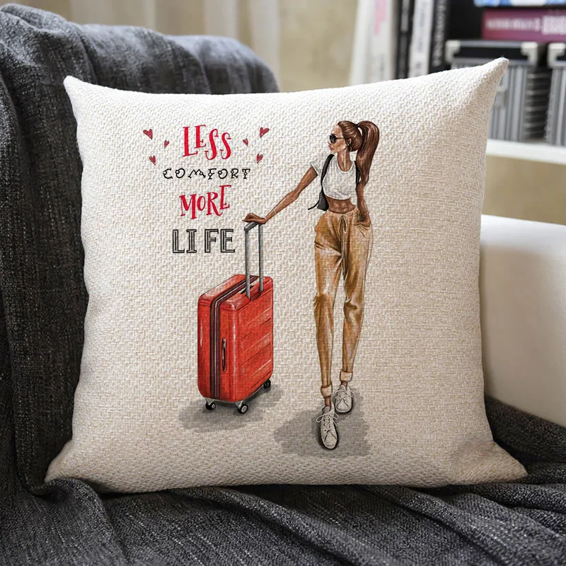 Enjoy Life Linen Pillowcase