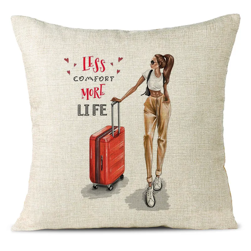 Enjoy Life Linen Pillowcase