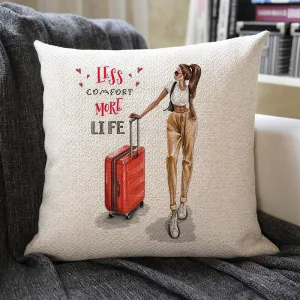 Enjoy Life Linen Pillowcase