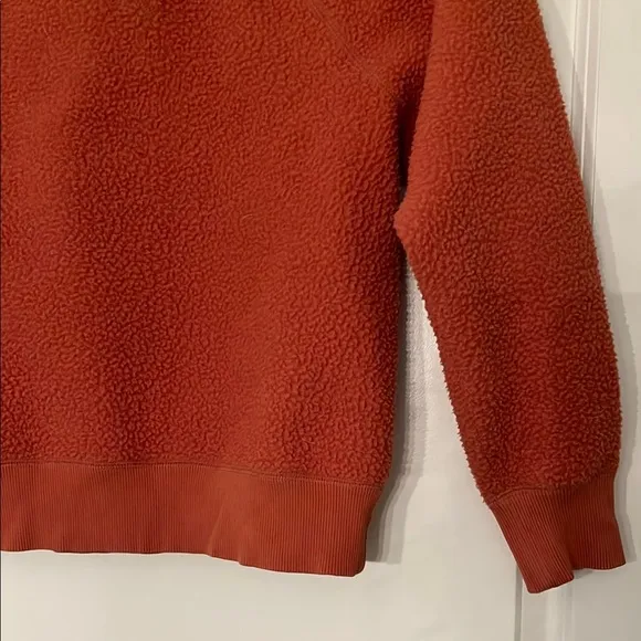 Everlane The Renew Fleece Raglan Sweatshirt - Coral