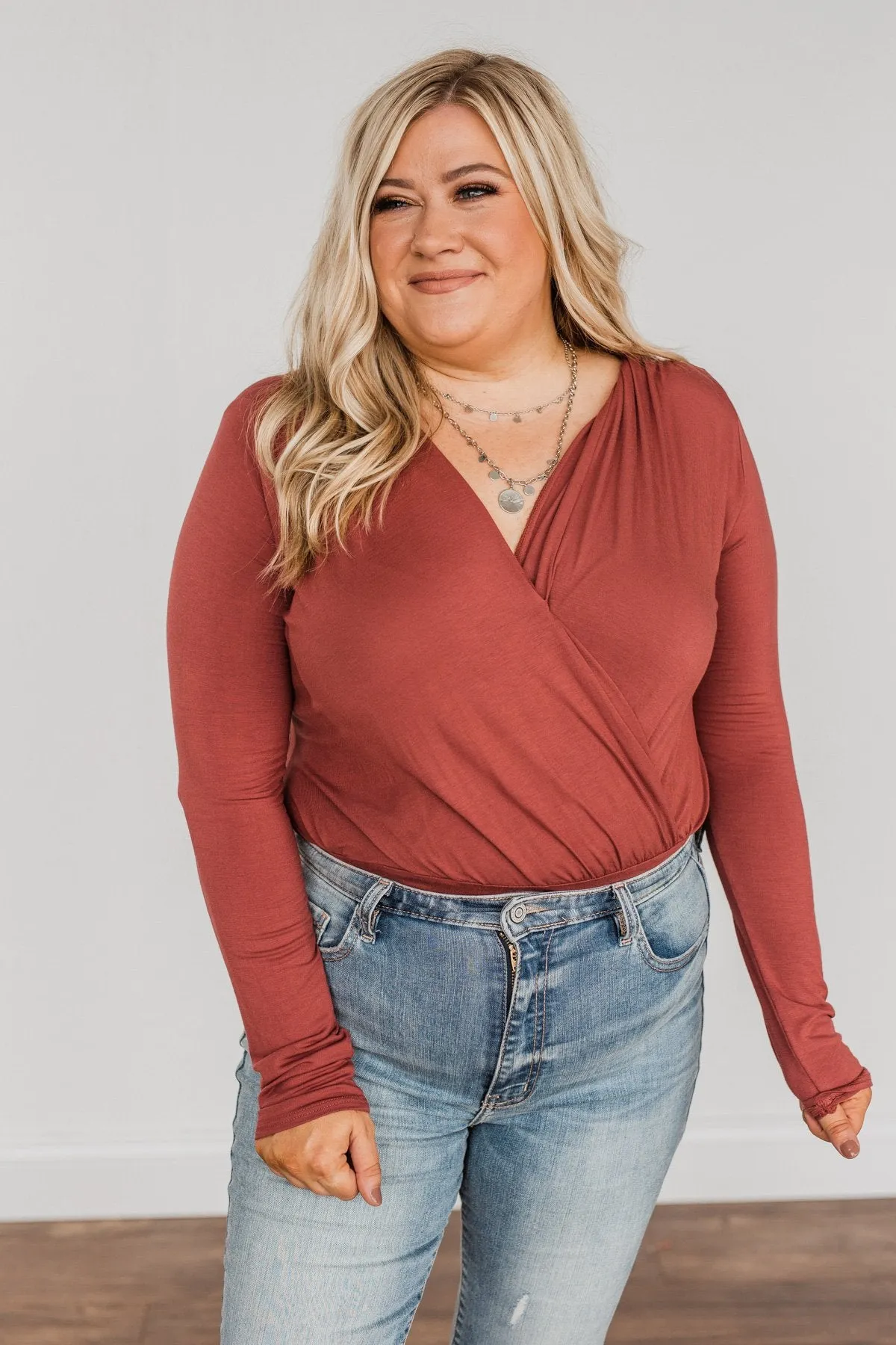 Everything Nice Bodysuit- Brick