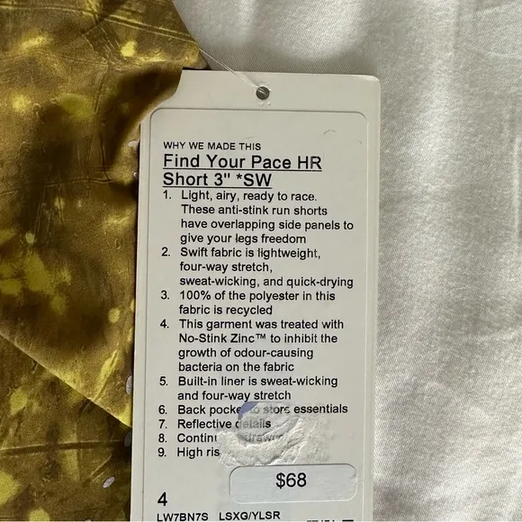 Find Your Pace Shorts HR 3”