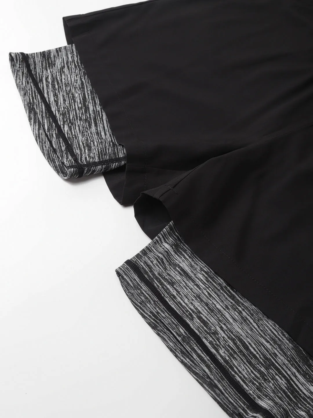 Fitkin Plus Size Double Layered High Performance Running Shorts
