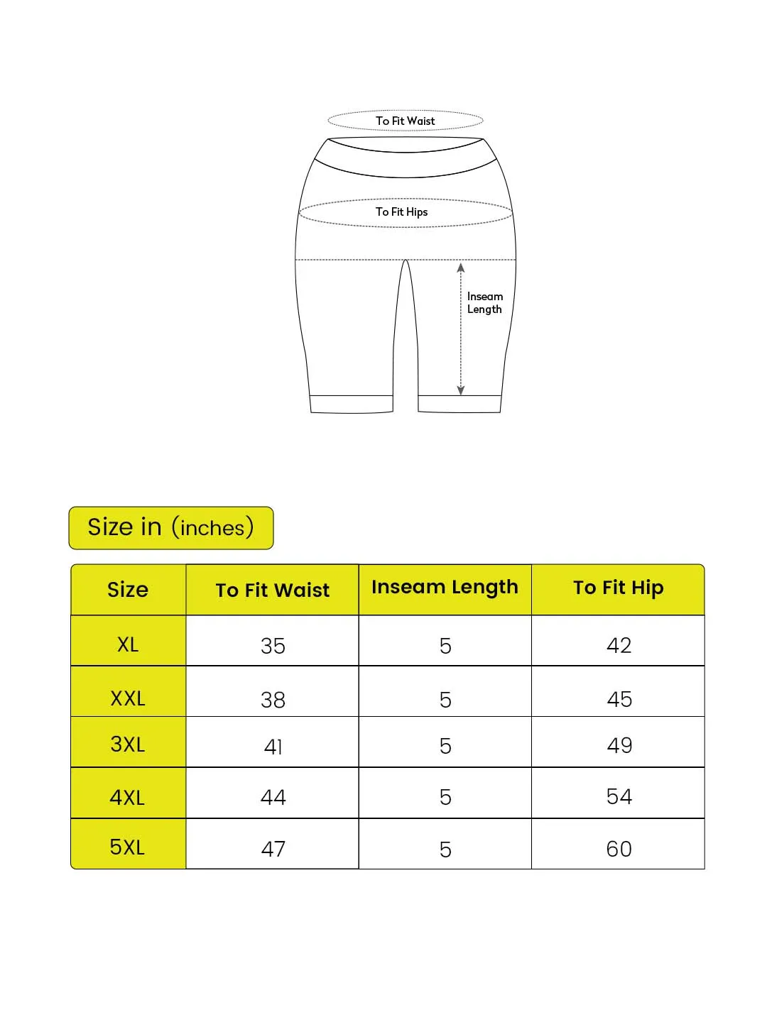 Fitkin Plus Size Double Layered High Performance Running Shorts
