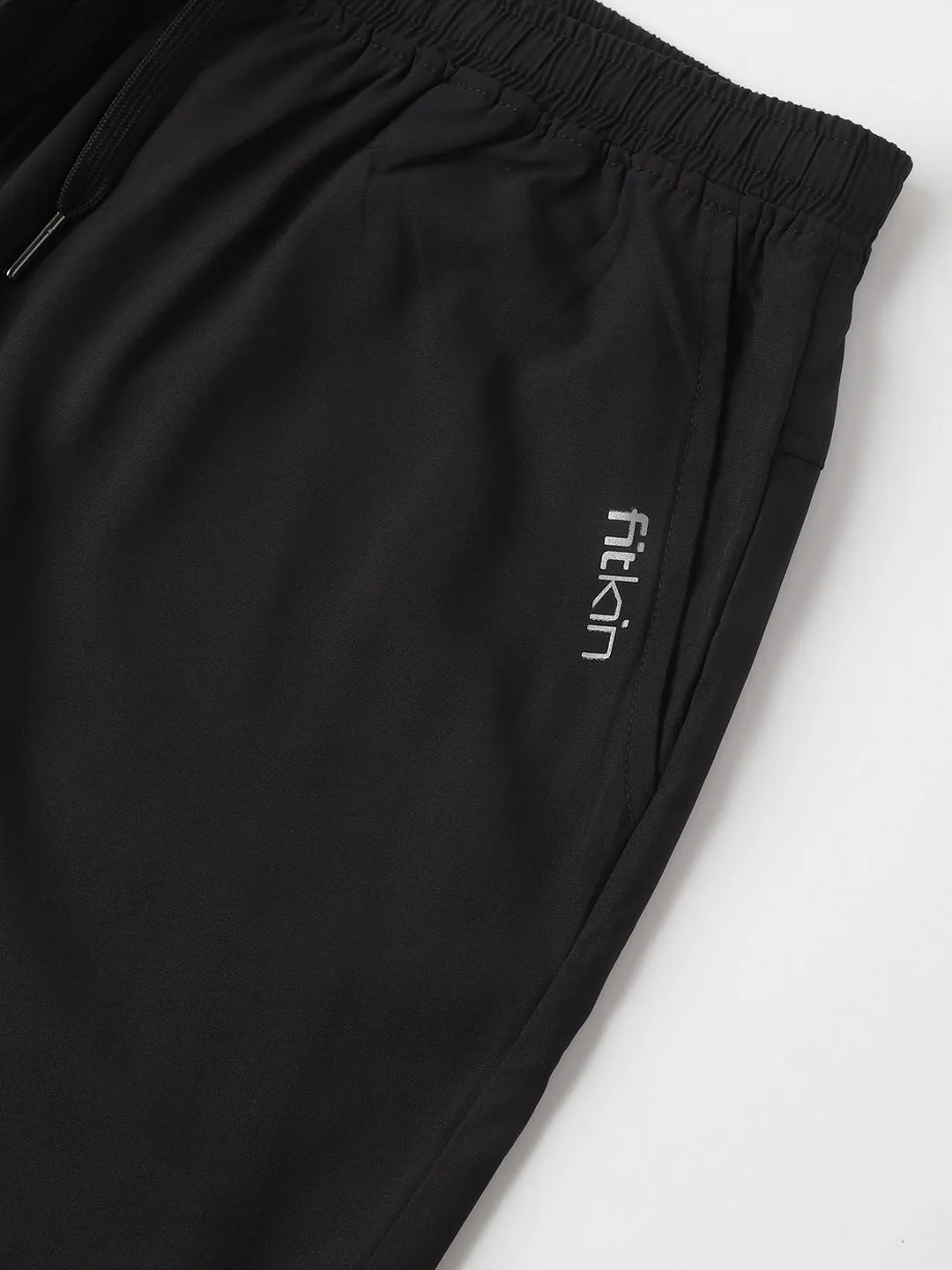 Fitkin Plus Size Double Layered High Performance Running Shorts