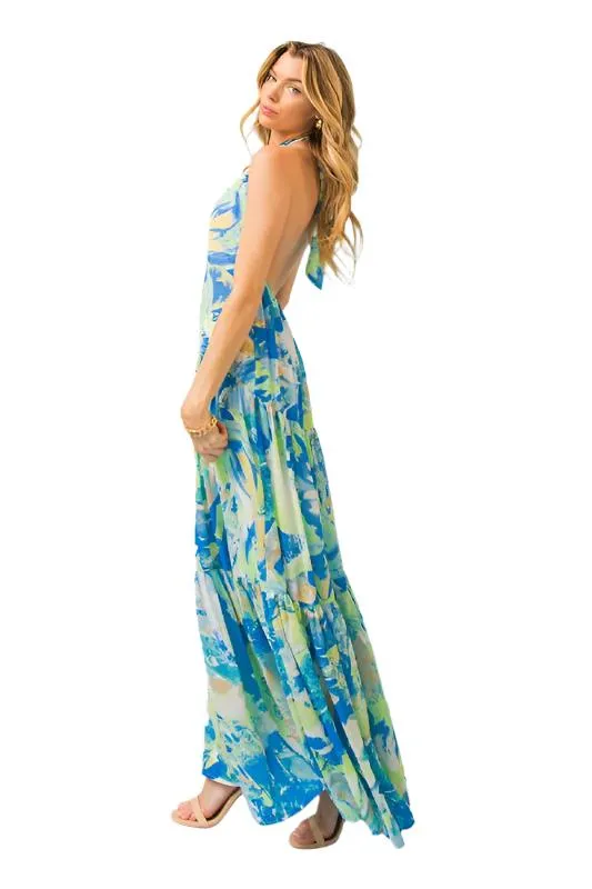 Floral Tiered Maxi Dress