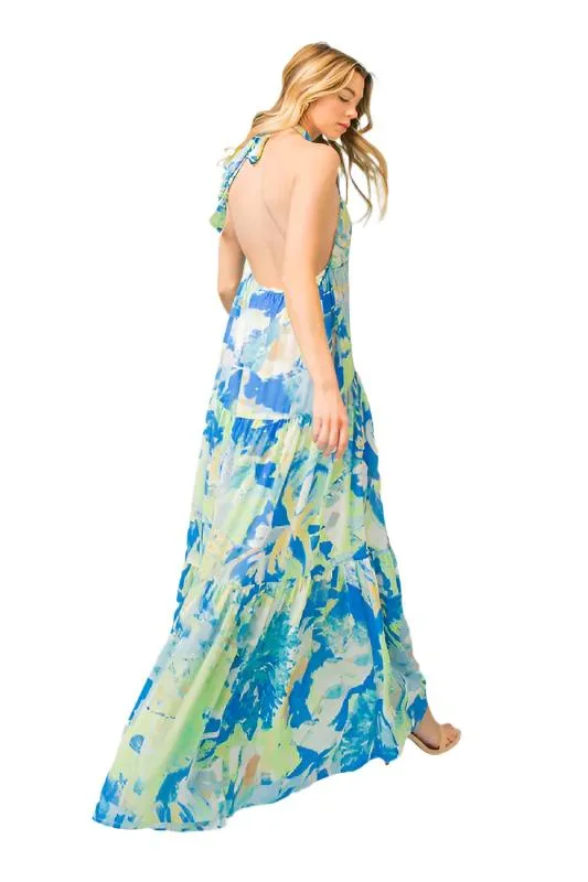 Floral Tiered Maxi Dress