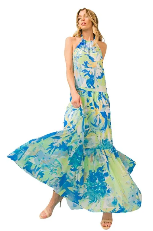 Floral Tiered Maxi Dress