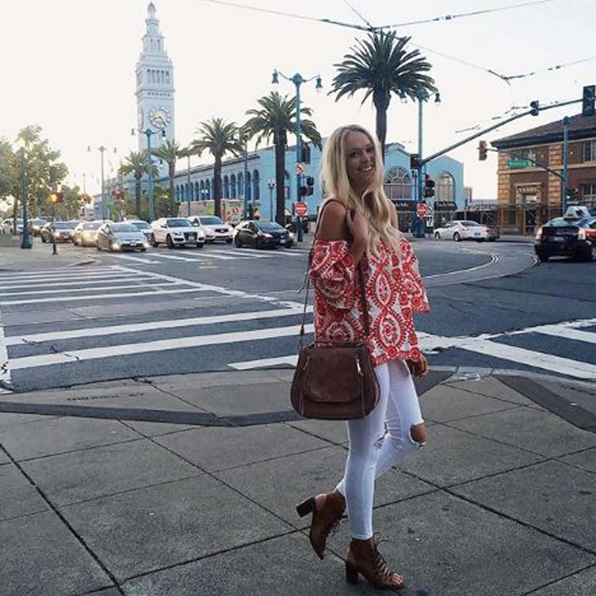 Florencia Top in Blue