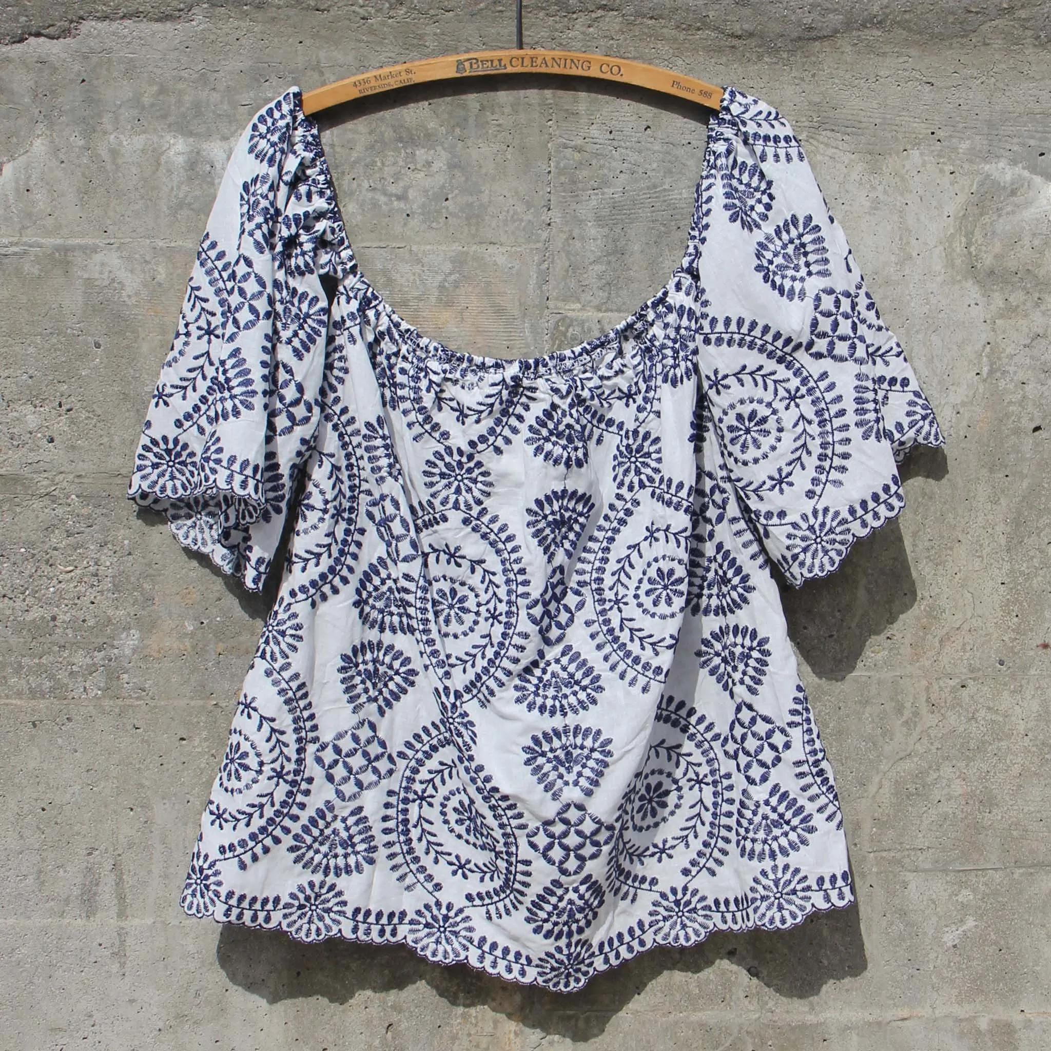 Florencia Top in Blue
