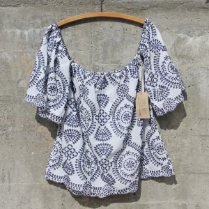 Florencia Top in Blue
