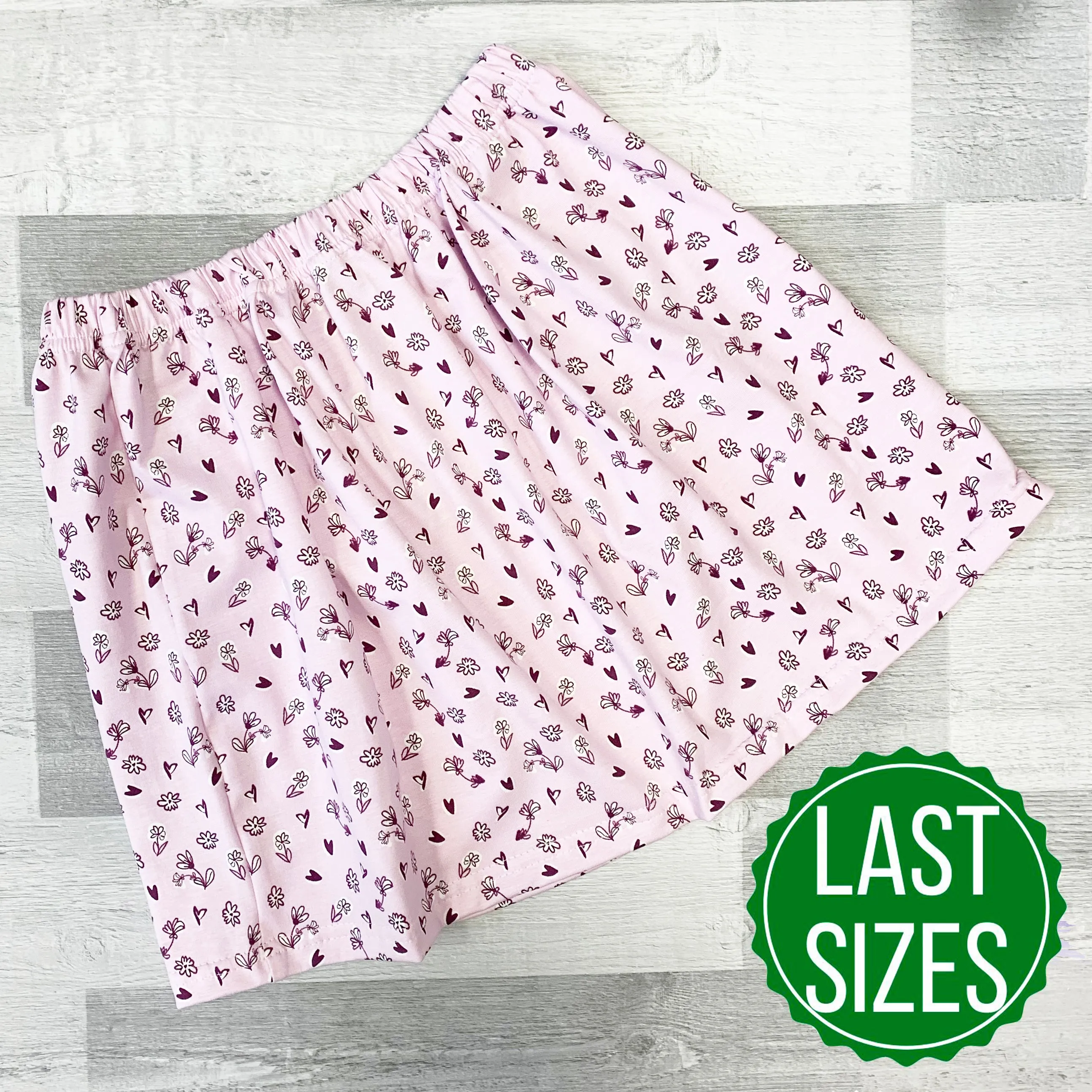 Flowers & Hearts Circle Skirt