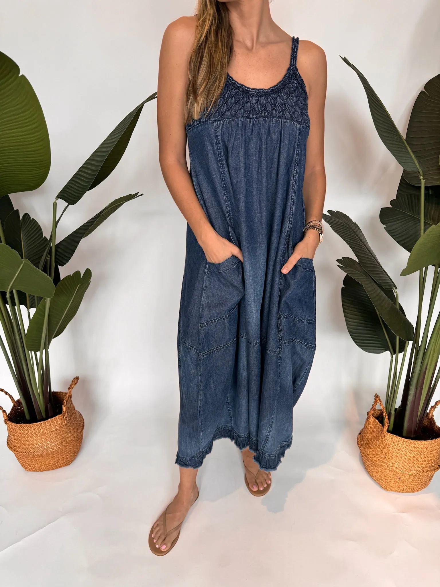 Free People Clear Skies Maxi Dress Hazey