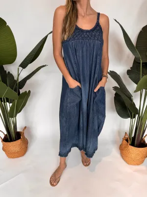 Free People Clear Skies Maxi Dress Hazey
