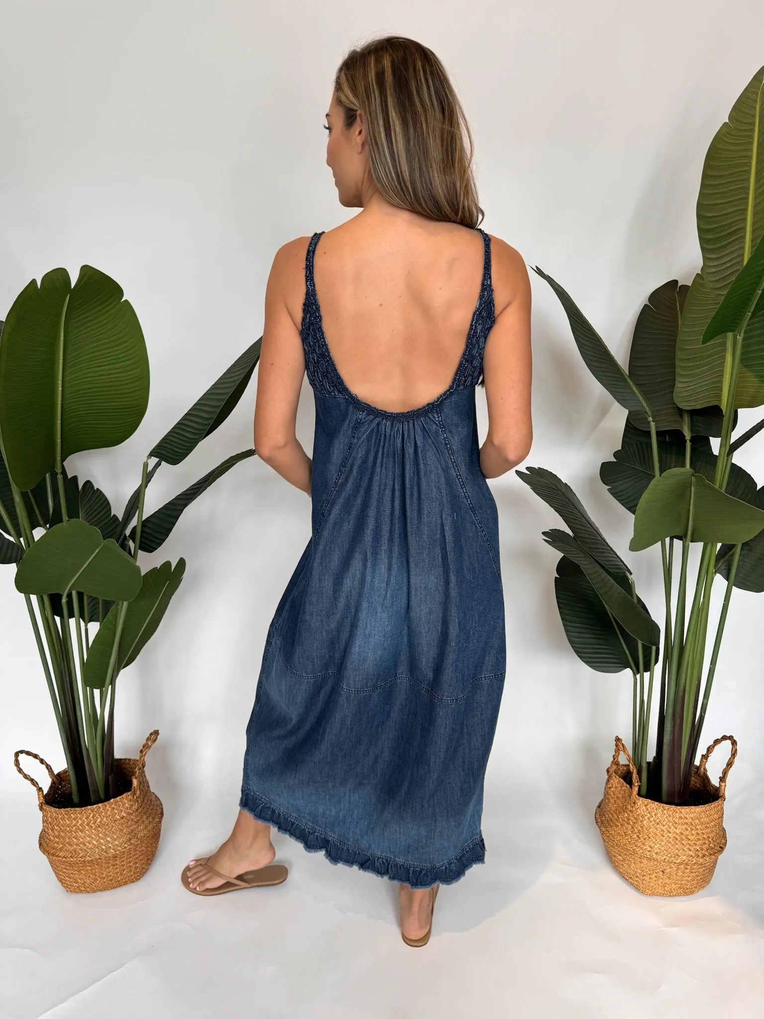 Free People Clear Skies Maxi Dress Hazey