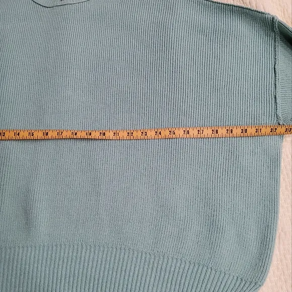 Free People Super Oversized Boxy Mint Green Sweater Size S