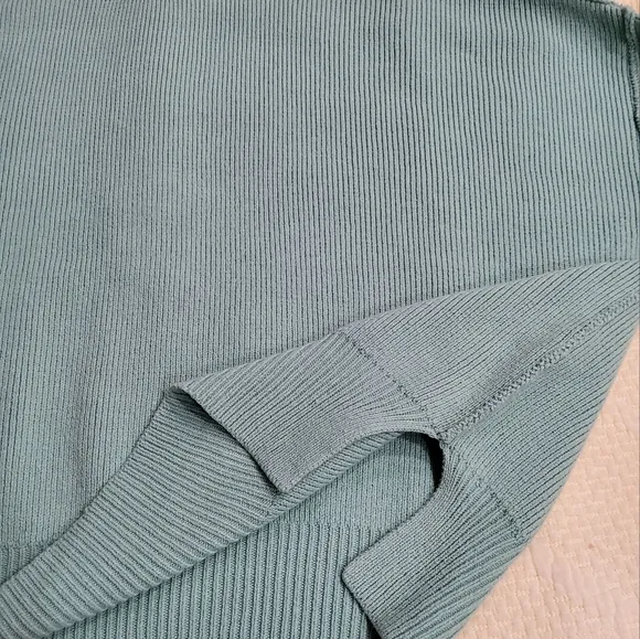 Free People Super Oversized Boxy Mint Green Sweater Size S