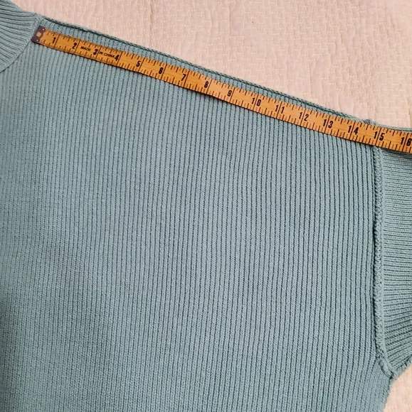 Free People Super Oversized Boxy Mint Green Sweater Size S