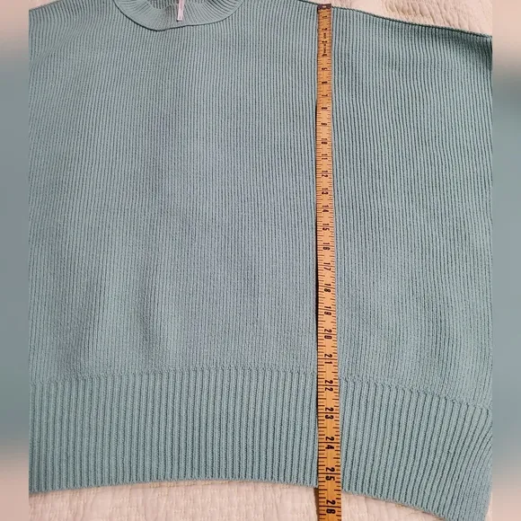 Free People Super Oversized Boxy Mint Green Sweater Size S
