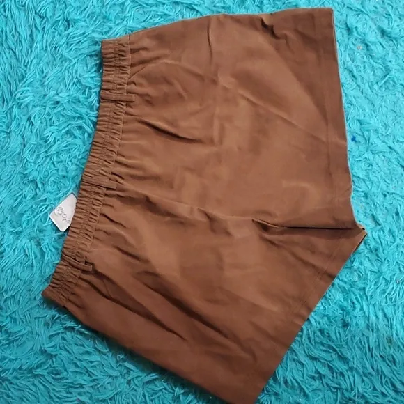 Free People Vegan Suede Pleated NWT Shorts