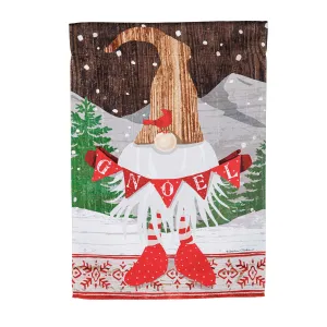 Gnoel Gnome Garden Suede Flag,14s10020