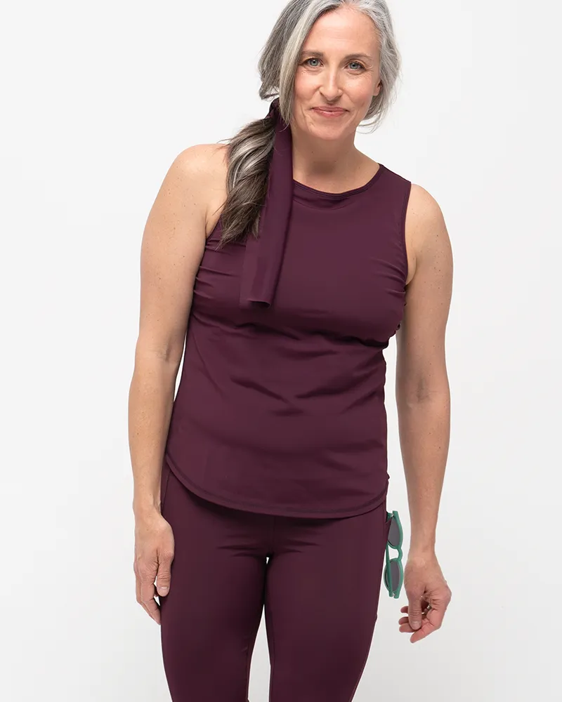 Go Deep Sun & Swim Tank with Built-in Bra - Reflection
