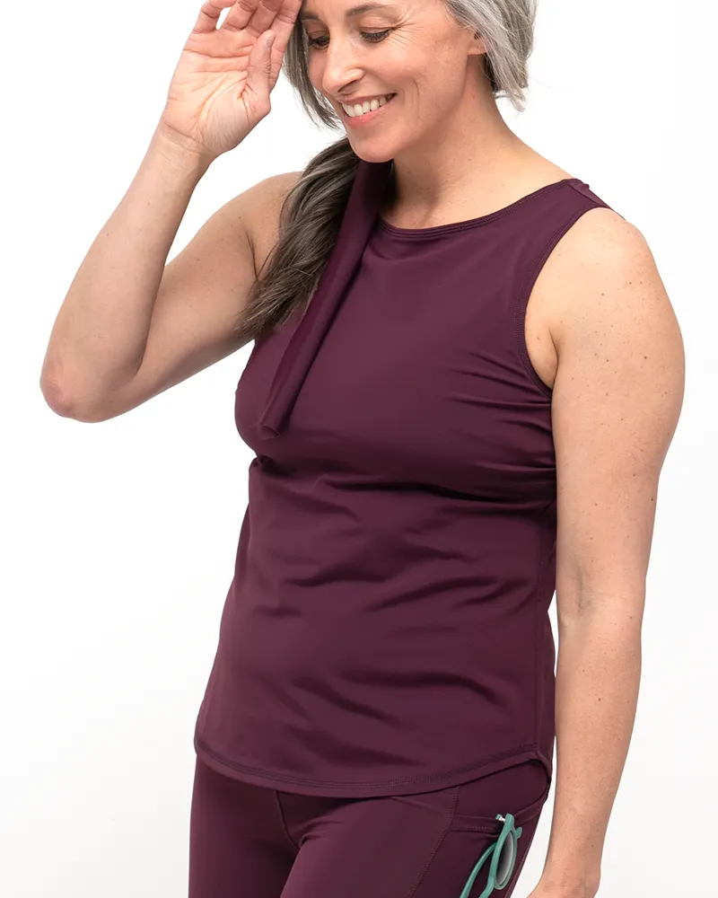 Go Deep Sun & Swim Tank with Built-in Bra - Reflection