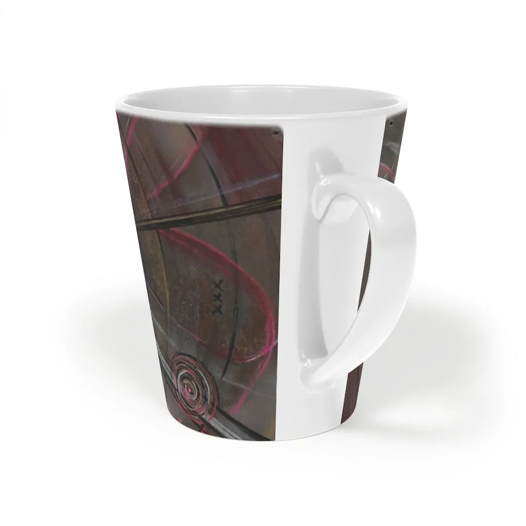 Groove Latte Mug, 12oz