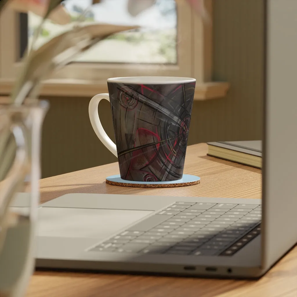 Groove Latte Mug, 12oz