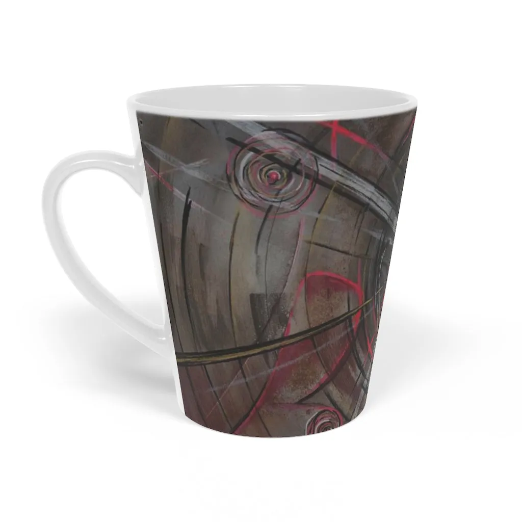 Groove Latte Mug, 12oz