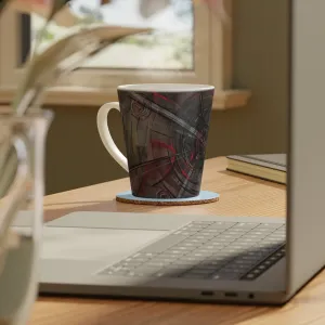 Groove Latte Mug, 12oz