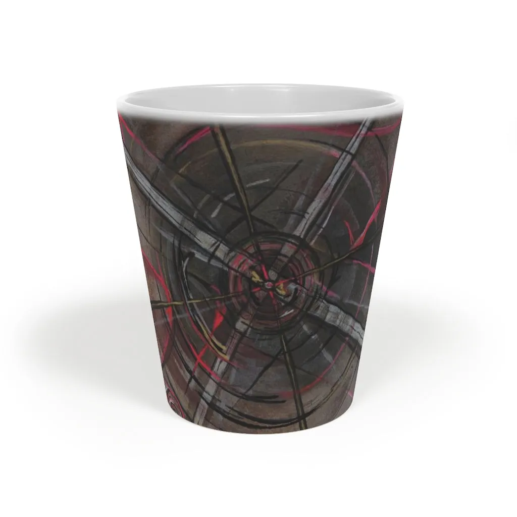 Groove Latte Mug, 12oz