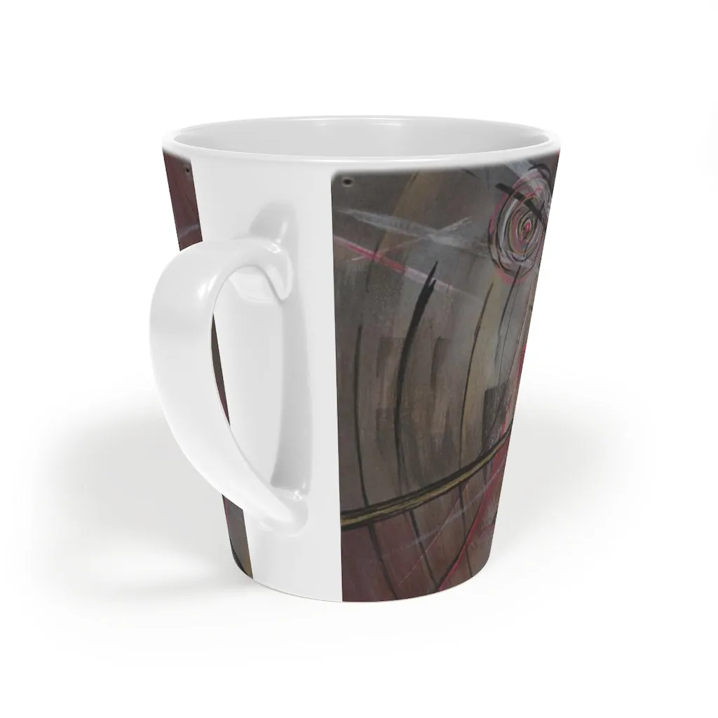 Groove Latte Mug, 12oz