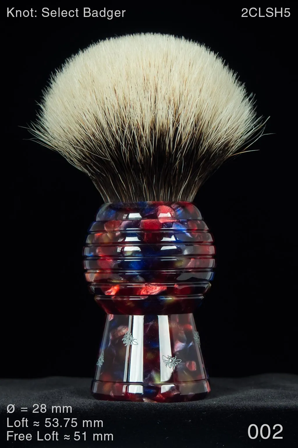 High-rise Beehive 28 mm Harlequin