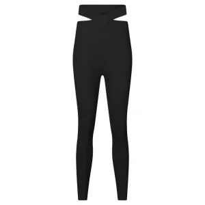 High Waist Hip Cut Out Athletic Leggings
