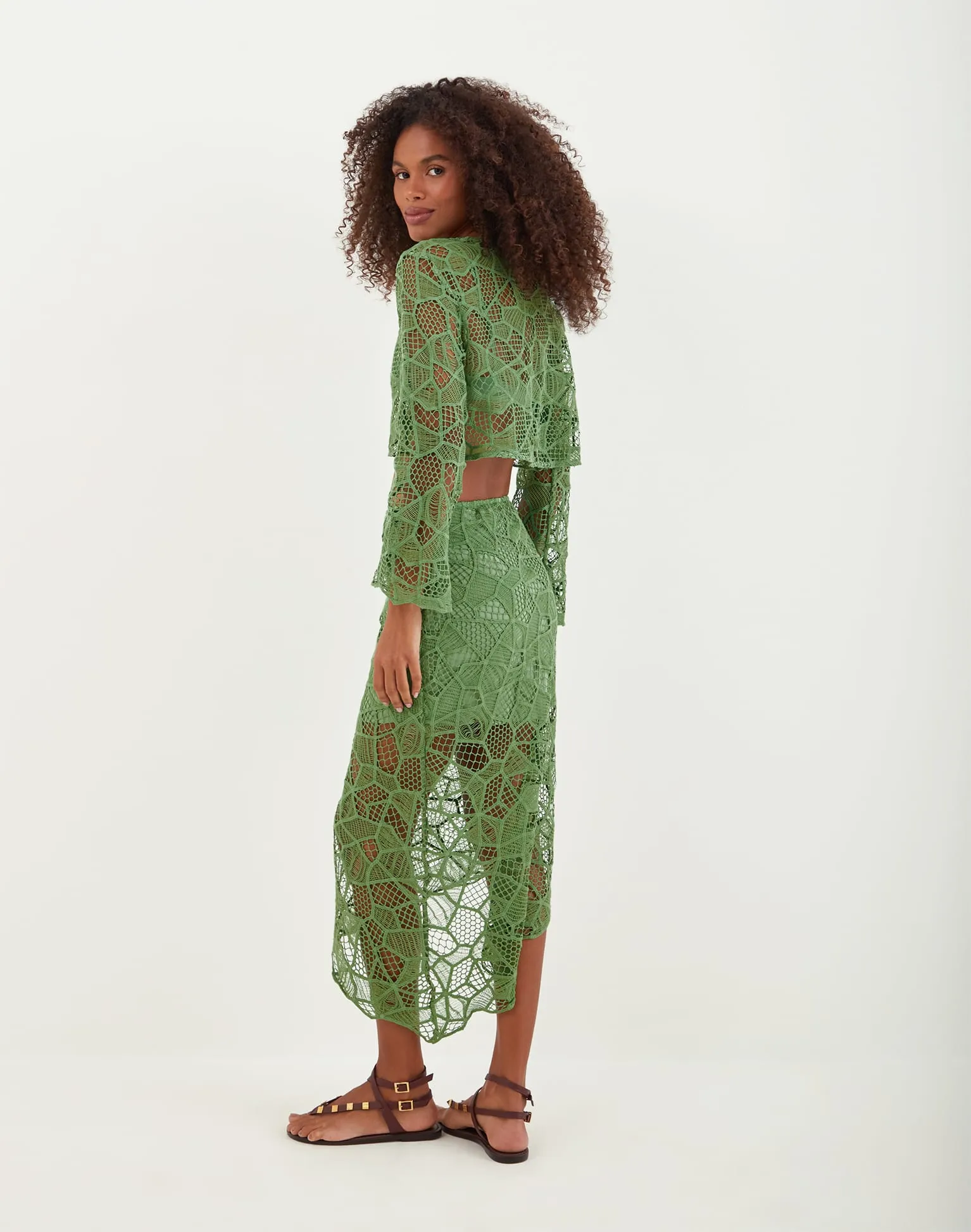 Hollie Blouse - Aloe