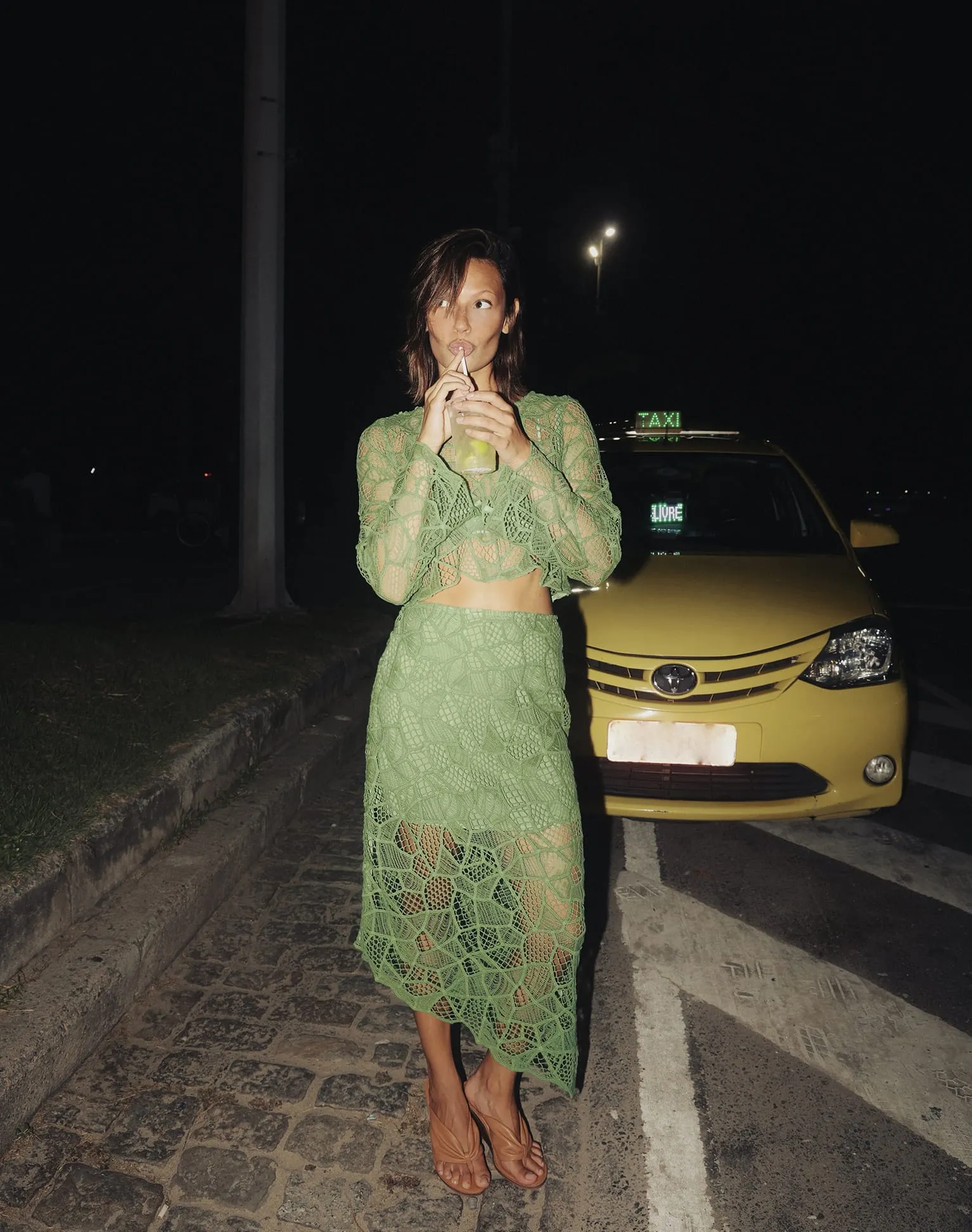Hollie Blouse - Aloe
