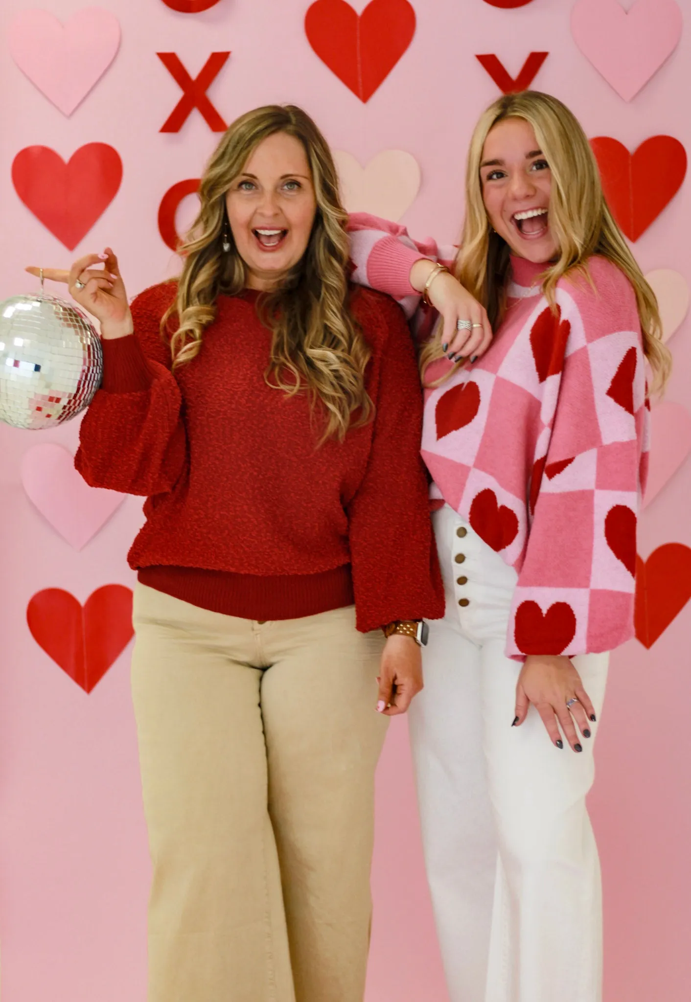 Home Away from Home Cozy Sweater in Cherry Red