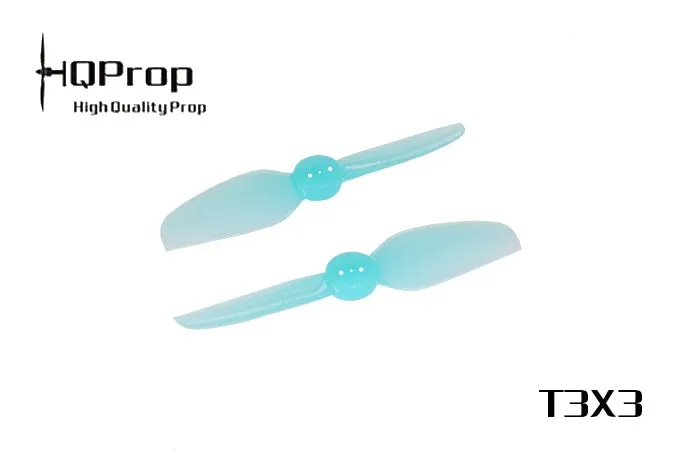 HQProp T3X3 (2CW 2CCW) Polycarbonate Bi-blade Propellers