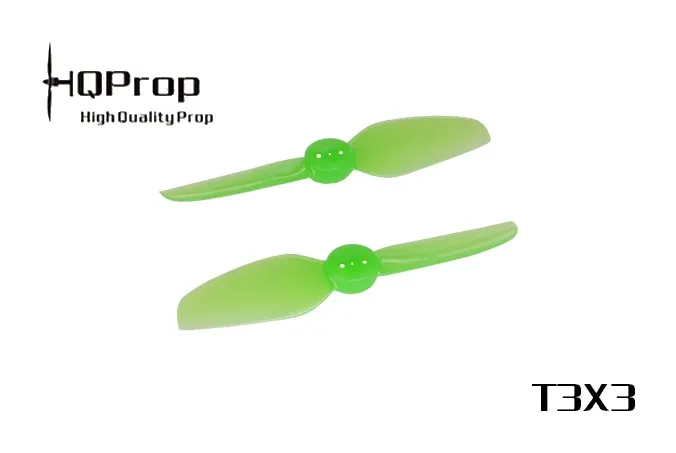 HQProp T3X3 (2CW 2CCW) Polycarbonate Bi-blade Propellers