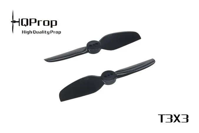 HQProp T3X3 (2CW 2CCW) Polycarbonate Bi-blade Propellers