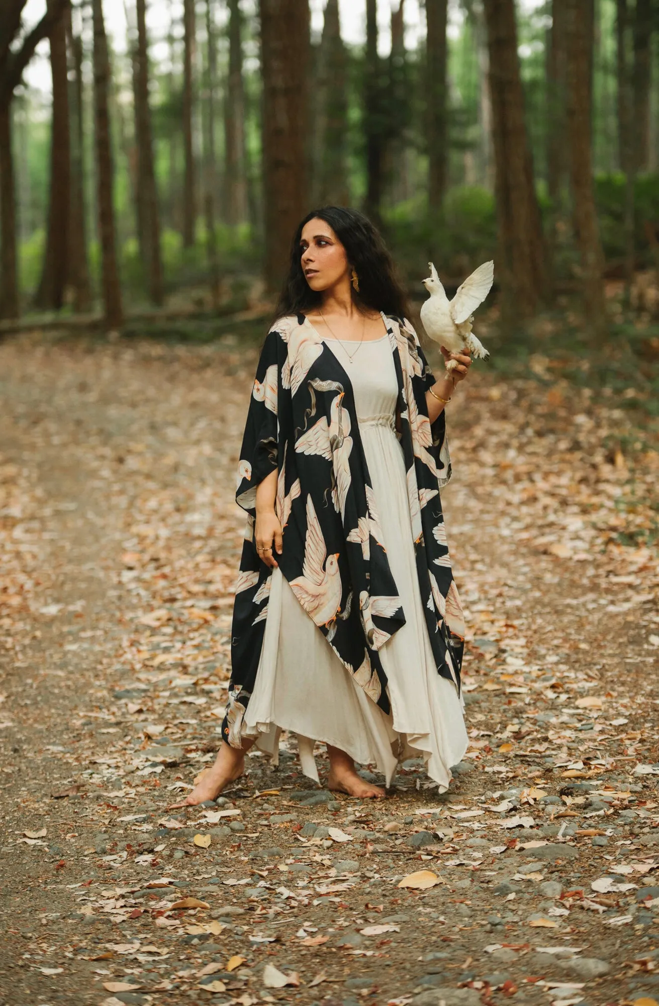 In Stardust We Trust Duster Kimono Midnight