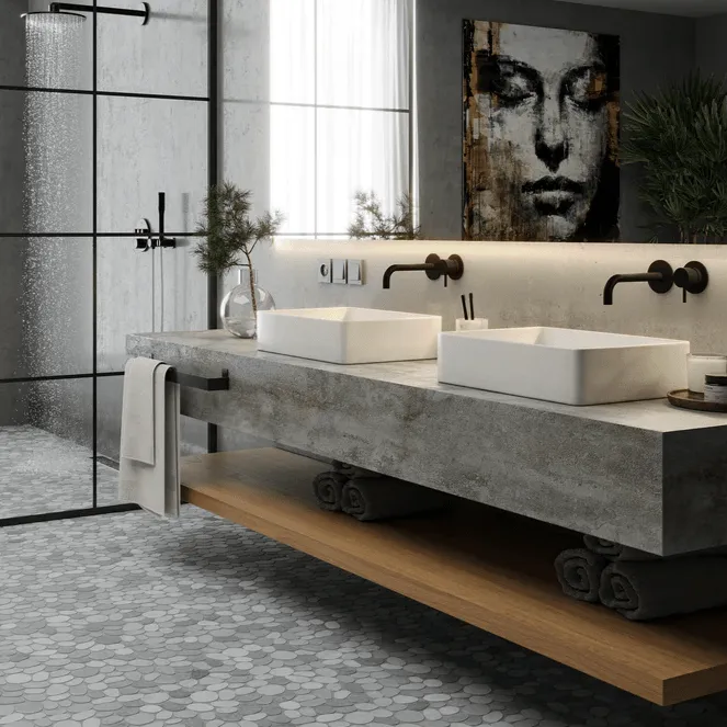 ISLAND MIST, SPINDRIFT MARBLE