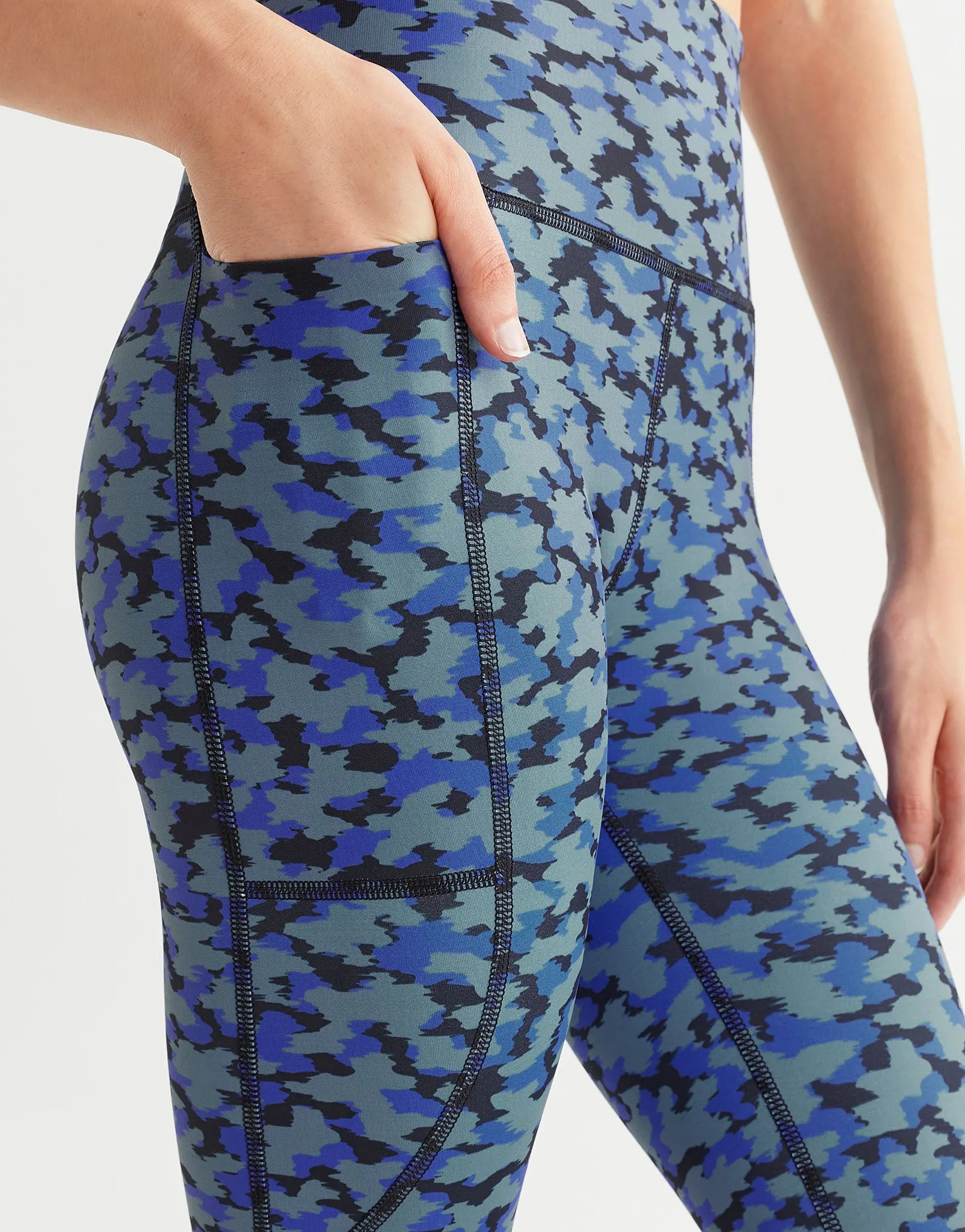 JOSI Legging - Blue Forest Print