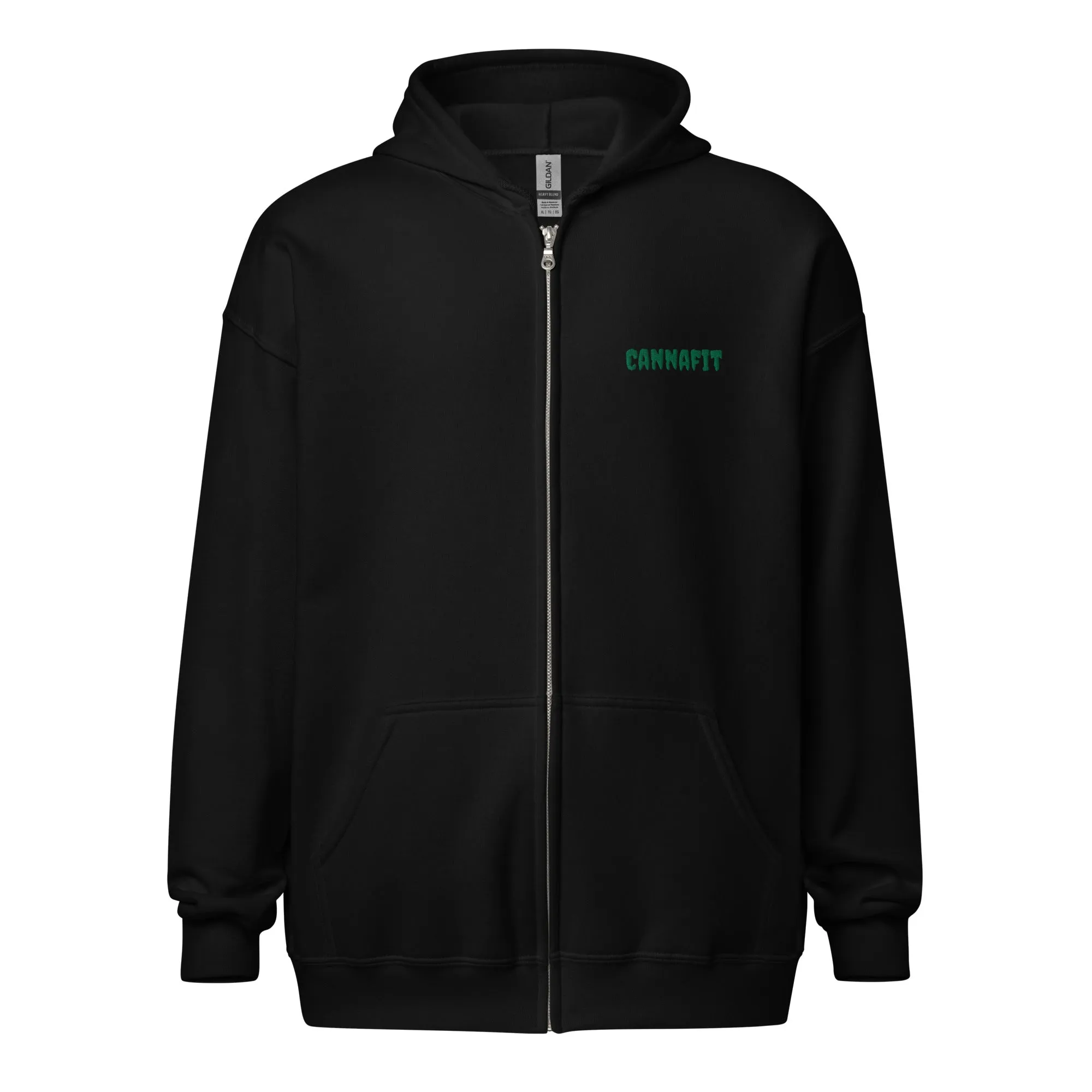 Kelley Green Cannafit Unisex Zip Hoodie