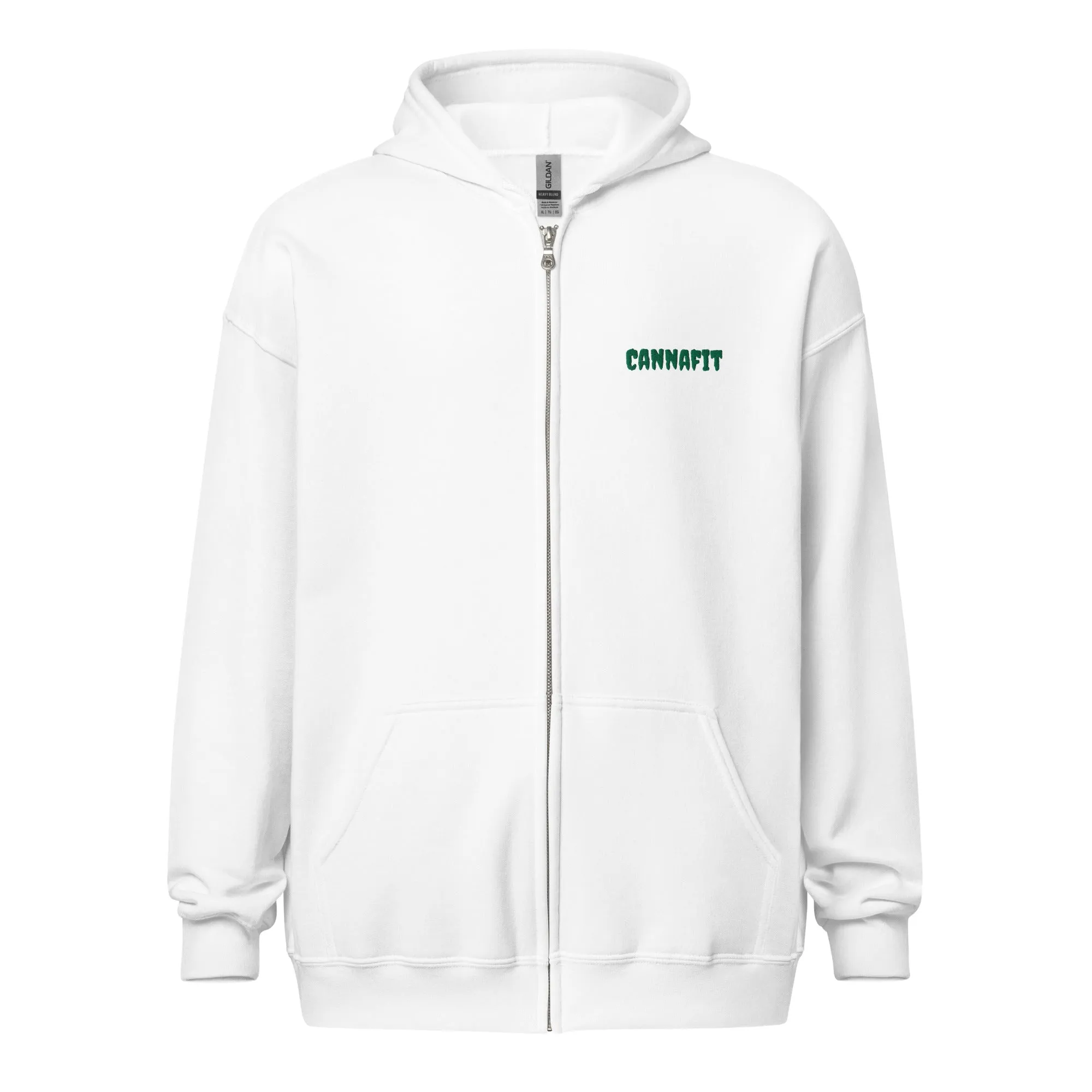 Kelley Green Cannafit Unisex Zip Hoodie