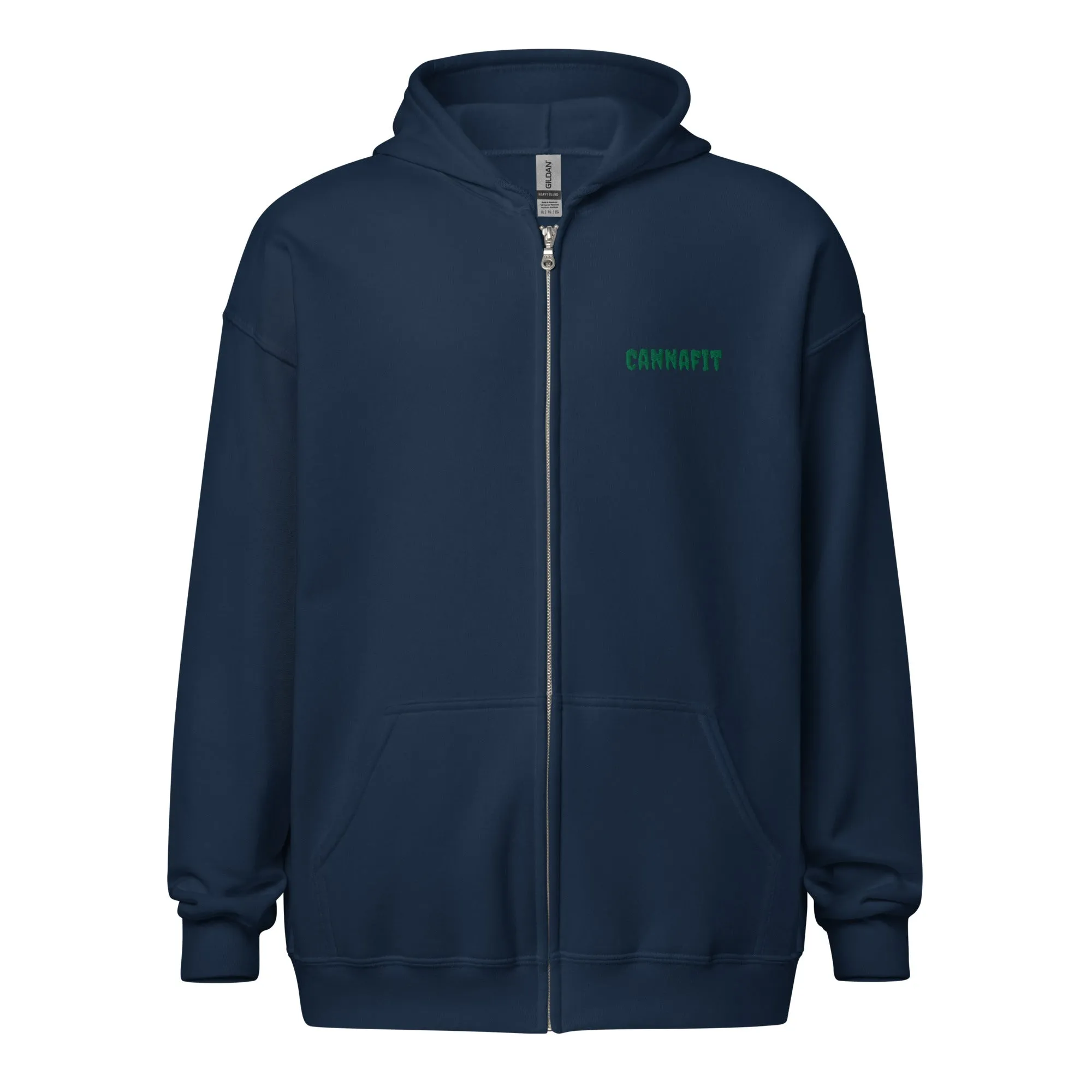 Kelley Green Cannafit Unisex Zip Hoodie